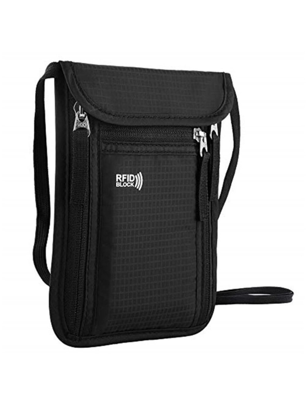Travel Pouch Neck Wallet Family Passport Holder Organizer Case with RFID